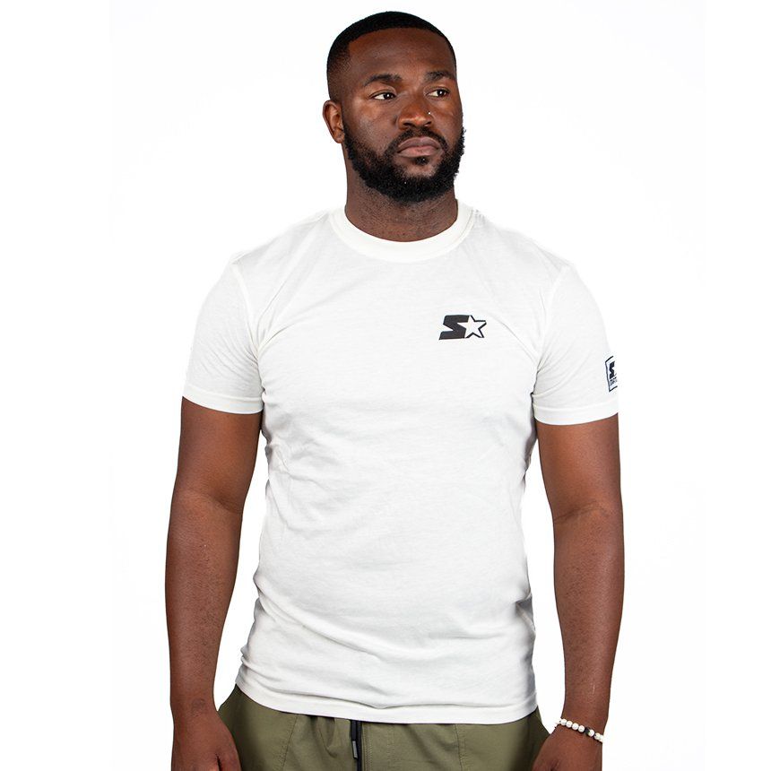 STARTER S-STAR LOGO TEE MEN’S WHITE STTRT-SSLT-001